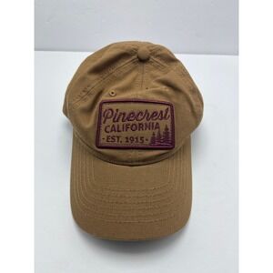Zephyr Pinecrest California‎ Hat Adjustable Baseball Cap Brown